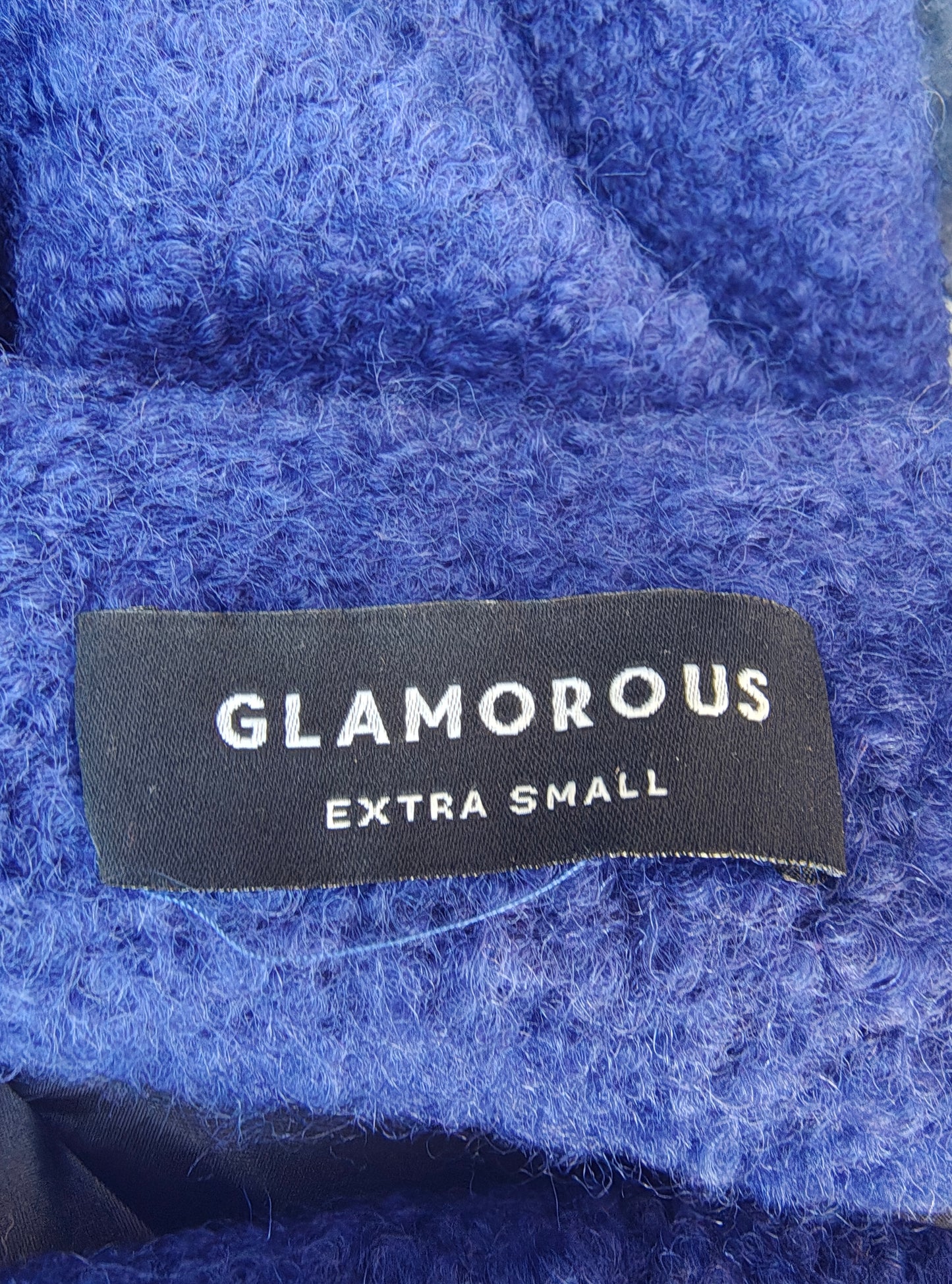USADO – Abrigo azul eléctrico estilo biker Glamorous (Talla XS)