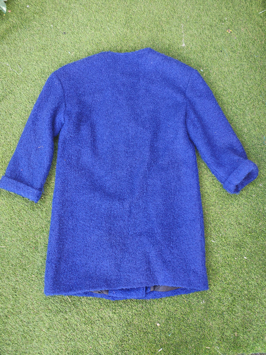 USADO – Abrigo azul eléctrico estilo biker Glamorous (Talla XS)
