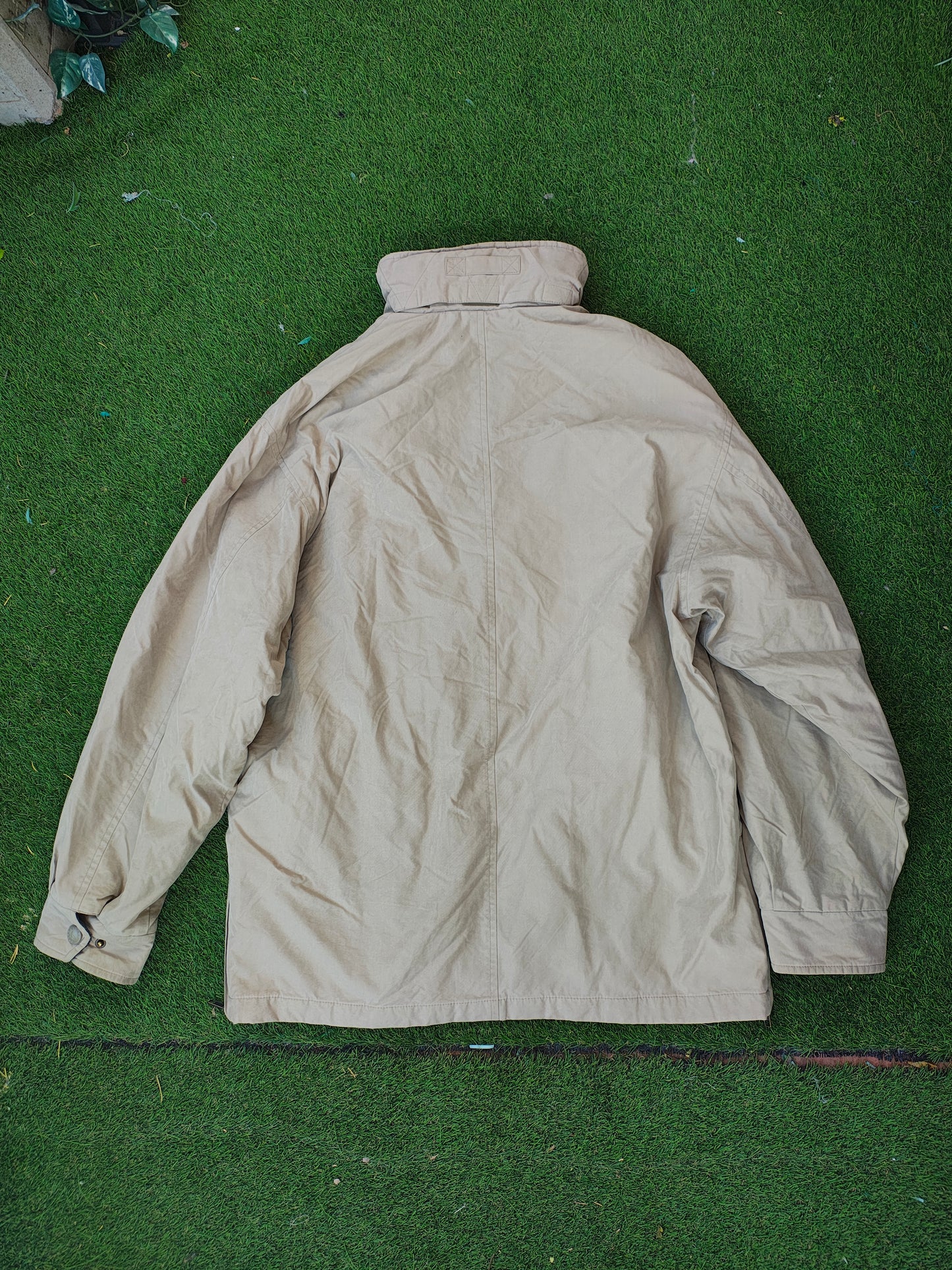 USADO – Chaqueta beige con forro polar GREEN COAST (Talla 48)