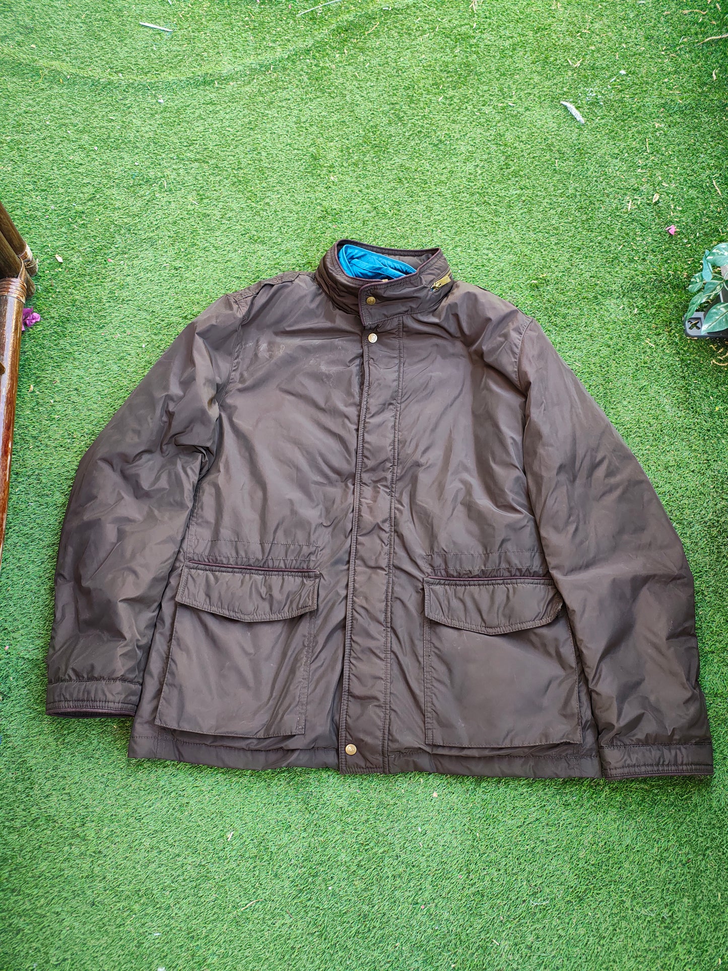 USADO – Chaqueta acolchada marrón estilo outdoor Macson (Talla 3XL)